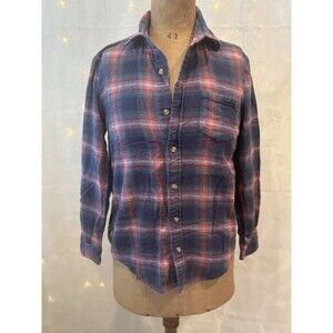 Brandy Melville Blue/Pink Flannel (XS/S)